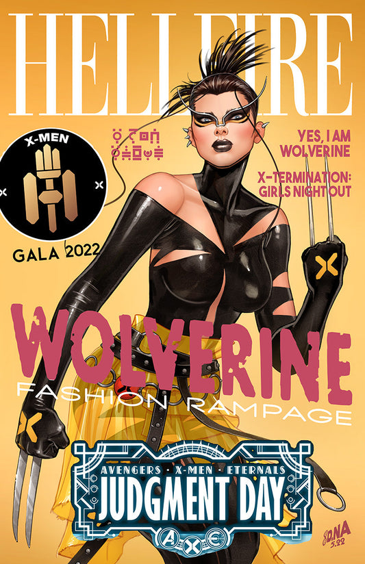 A.X.E.: JUDGMENT DAY #2 [AXE] UNKNOWN COMICS DAVID NAKAYAMA HELLFIRE EXCLUSIVE VAR (08/10/2022) - Double Back Comics and Collectibles