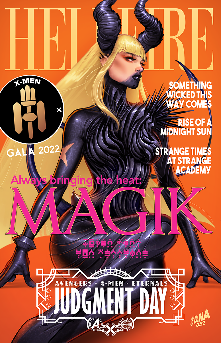 A.X.E.: JUDGMENT DAY #5 [AXE] UNKNOWN COMICS DAVID NAKAYAMA HELLFIRE EXCLUSIVE VAR (09/21/2022) - Double Back Comics and Collectibles