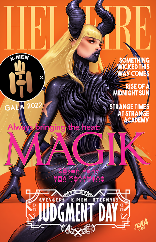 A.X.E.: JUDGMENT DAY #5 [AXE] UNKNOWN COMICS DAVID NAKAYAMA HELLFIRE EXCLUSIVE VAR (09/21/2022) - Double Back Comics and Collectibles