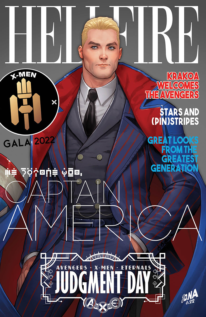 A.X.E.: JUDGMENT DAY #3 [AXE] UNKNOWN COMICS DAVID NAKAYAMA HELLFIRE EXCLUSIVE VAR (08/24/2022) - Double Back Comics and Collectibles