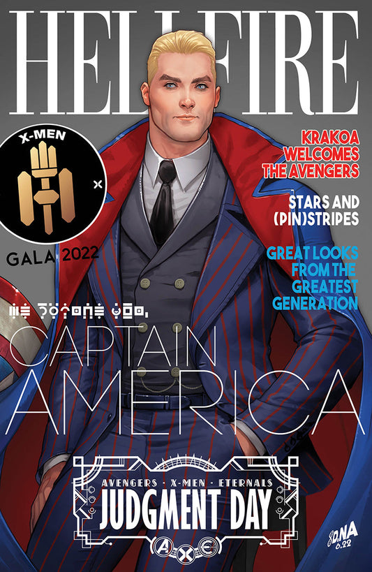 A.X.E.: JUDGMENT DAY #3 [AXE] UNKNOWN COMICS DAVID NAKAYAMA HELLFIRE EXCLUSIVE VAR (08/24/2022) - Double Back Comics and Collectibles