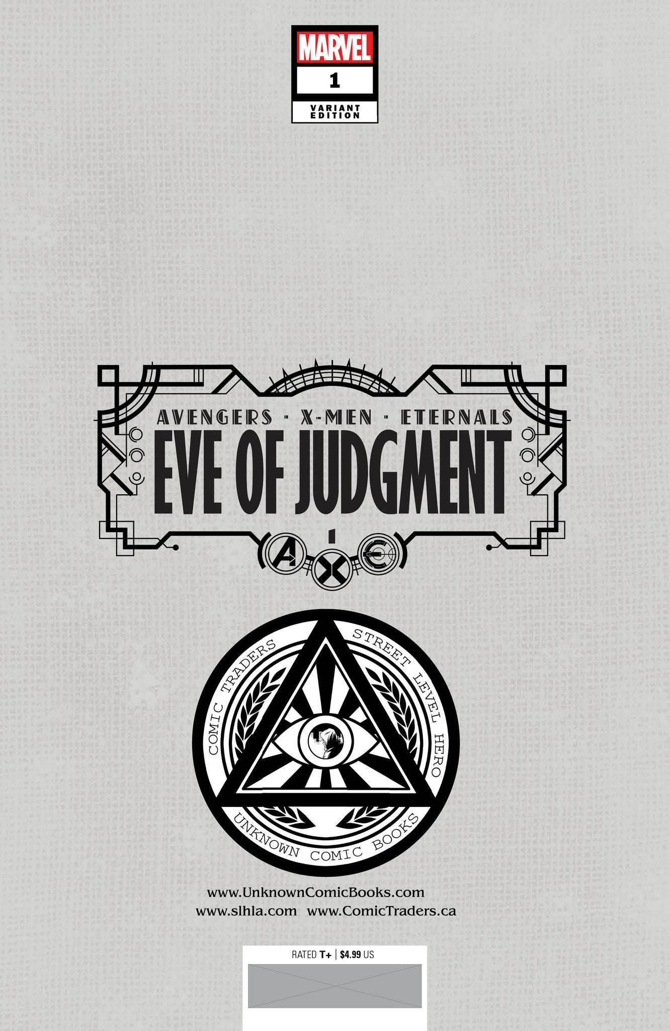 A.X.E.: EVE OF JUDGMENT #1 [AXE] UNKNOWN COMICS DAVID NAKAYAMA HELLFIRE EXCLUSIVE VAR (07/13/2022) - Double Back Comics and Collectibles