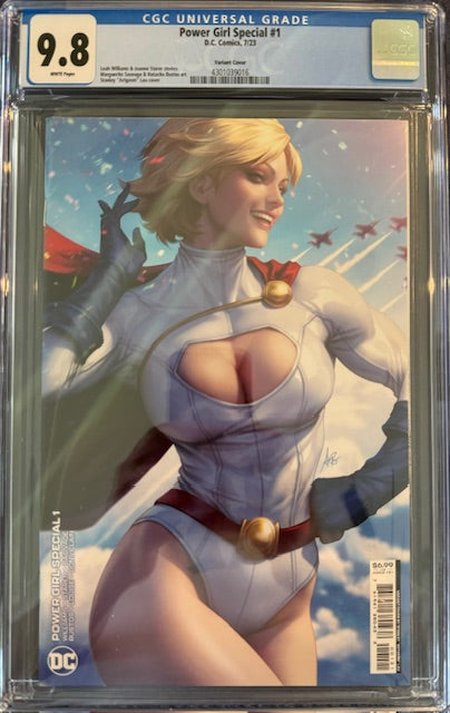 Power Girl Special #1 (Cvr B Stanley Artgerm Lau Card Stock Var) CGC 9.8