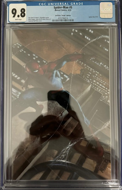 SPIDER-MAN #5 GABRIELE DELL'OTTO EXCLUSIVE VIRGIN VARIANT AMAZING