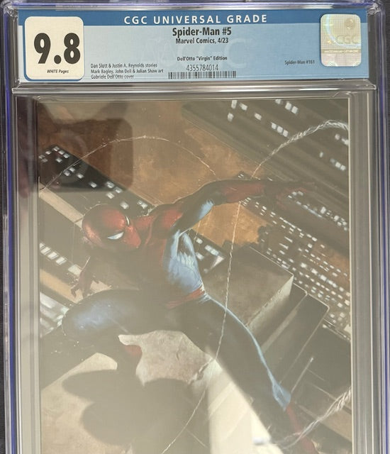 SPIDER-MAN #5 GABRIELE DELL'OTTO EXCLUSIVE VIRGIN VARIANT AMAZING
