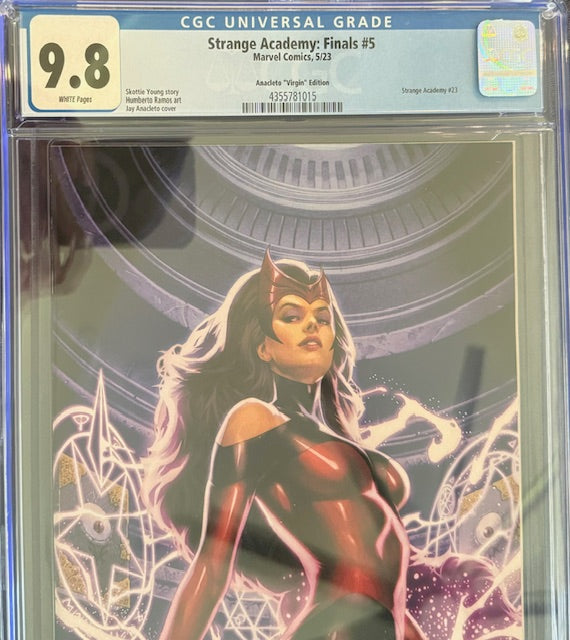 Strange Academy: Finals 5 CGC 9.8 Anacleto Virgin Variant
