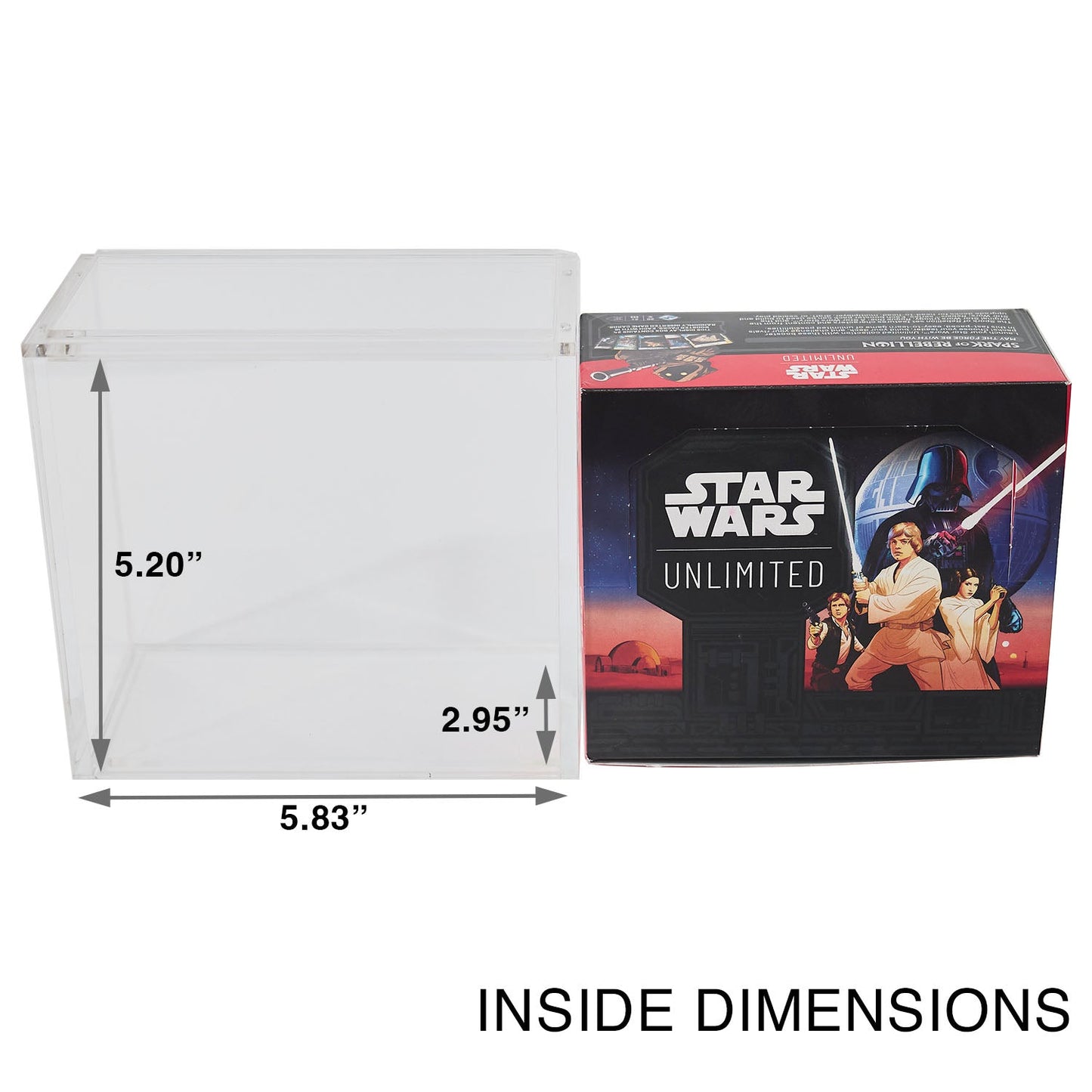 Star Wars Unlimited Booster Box Acrylic Display Case