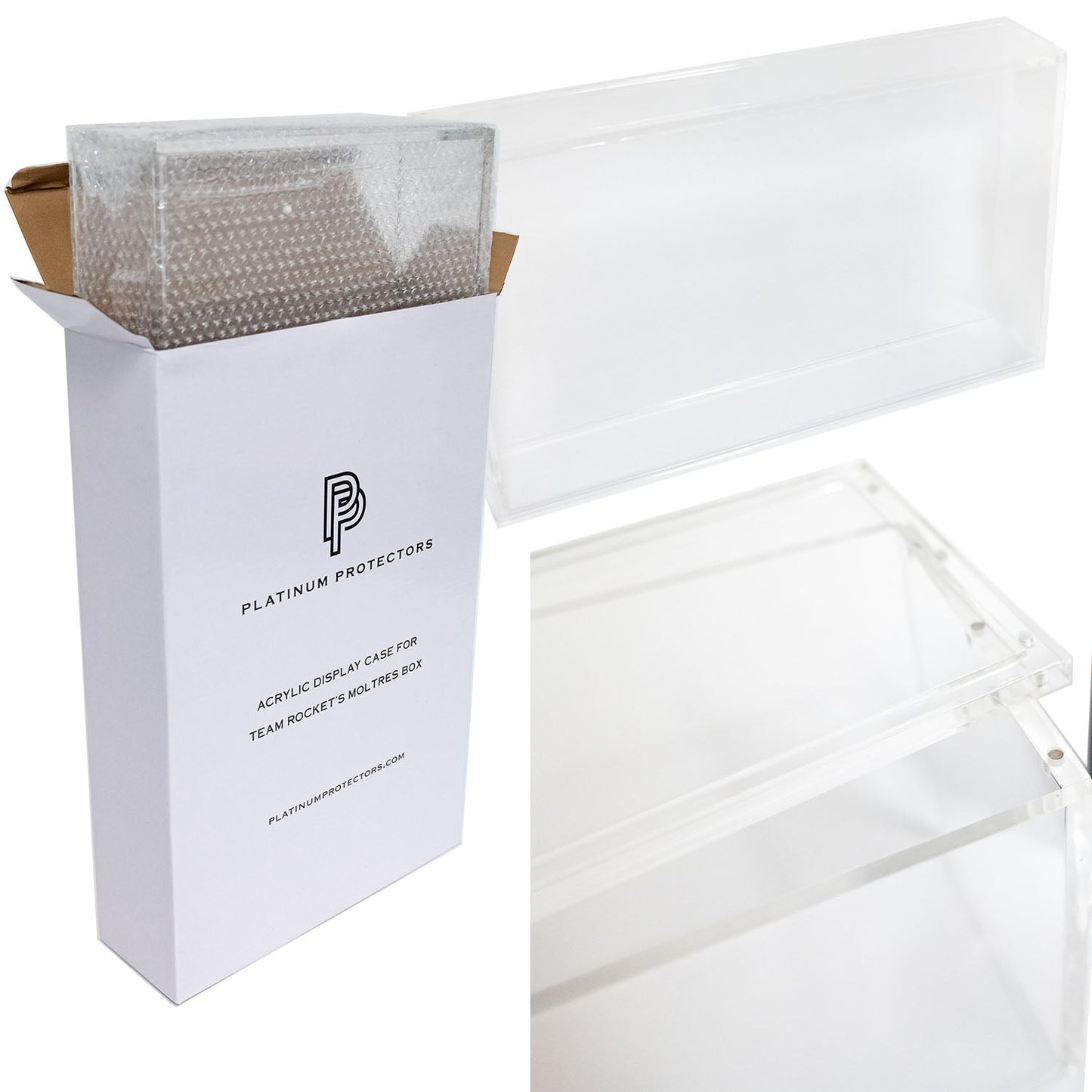 Pokémon Team Rocket's Moltres EX UPC Ultra-Premium Collection Acrylic Case