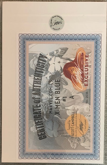 X-Men Blue 1 - JSC Variant - Double Back Comics and Collectibles